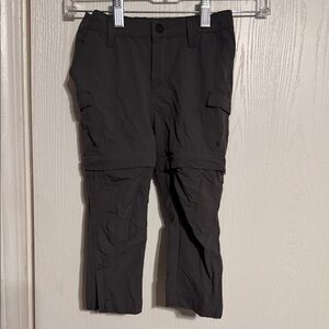 Kids Black Cargo Pants